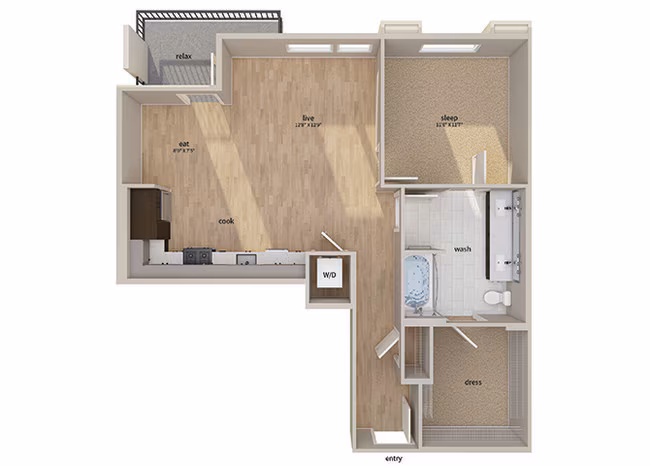A4 Building 150 150-509 150-509 floor plan